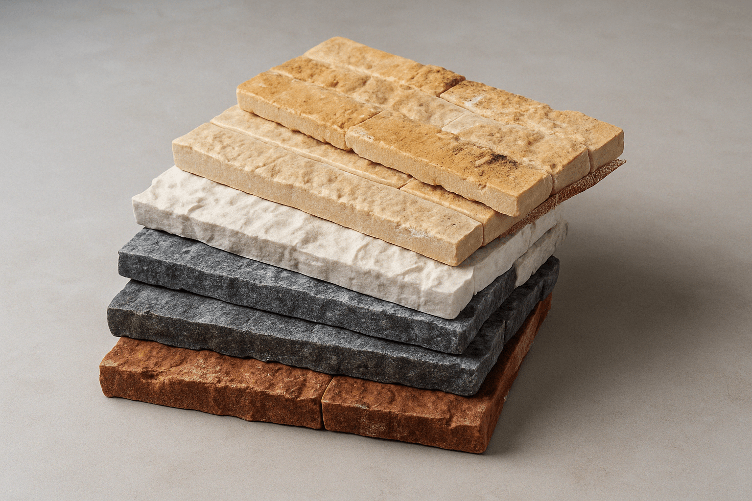 Patlatma Taş, Traverten ve Taş Tuğla Modelleri Patlatma Taş Örnekleri